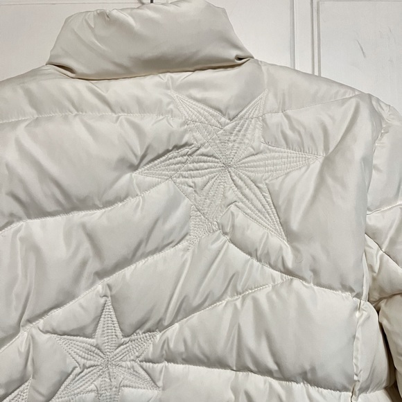 Super unique and beautiful Italian reversible down jacket - Picture 6 of 14